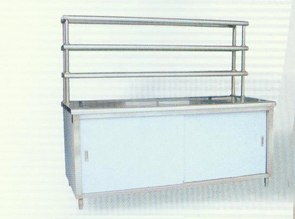 供应带架移门工作台 兴化市鹏浩金属材料厂 不锈钢炉罐